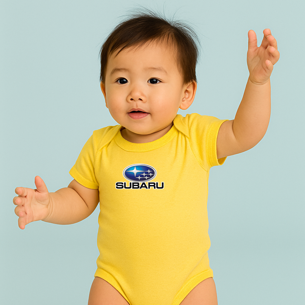 Subaru Car Baby Romper Onesie